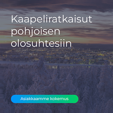 Rovakaira - Prysmianin kylmäkutistevarusteet käytössä pohjoisessa