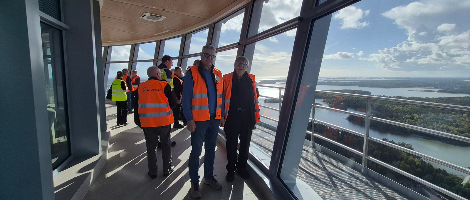 Kaapelilaiset vierailivat Pikkalan kaapelitornissa syyskuussa 2026.